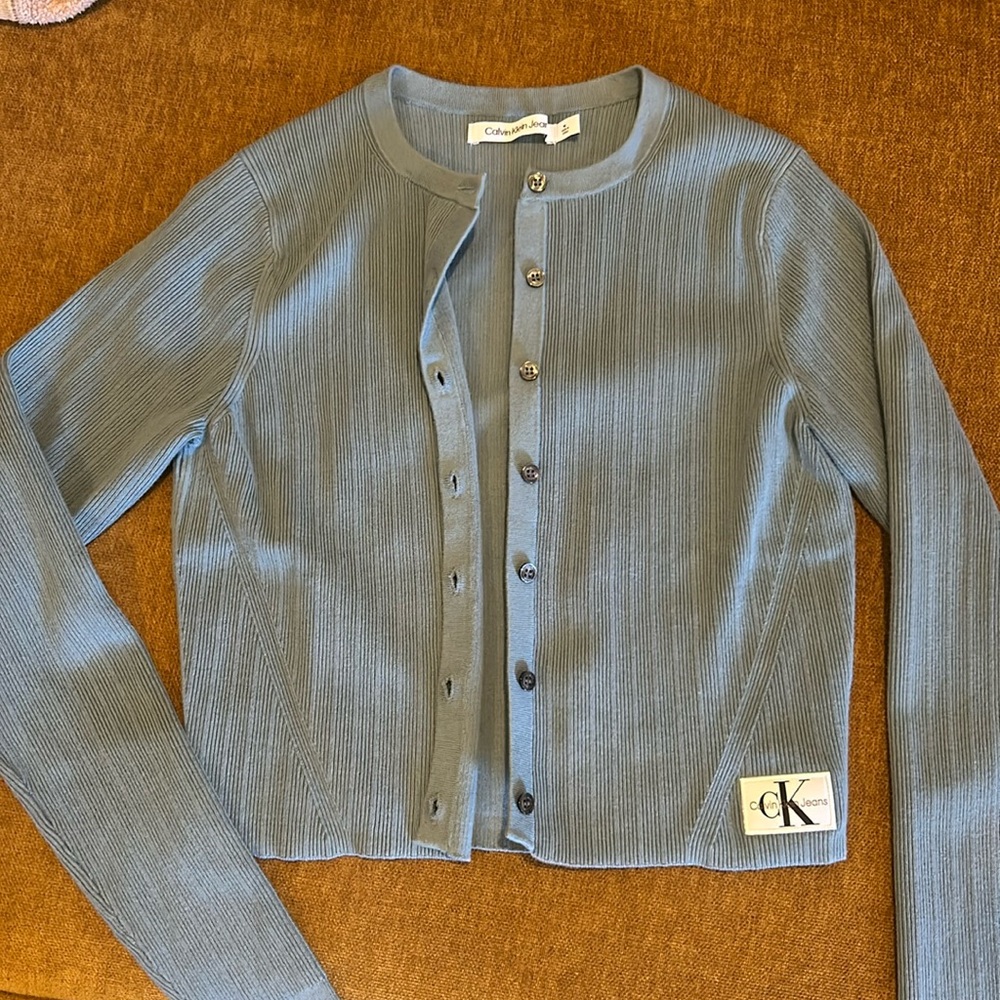 Calvin Klein Blue Cardigan